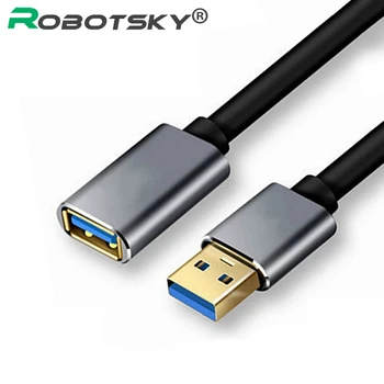 

0.5m 1m 1.5m USB Extension Cable Super Speed USB 3.0 Cable Male To Female Data Transfer Sync Cables Code For PC Camera Mouse
