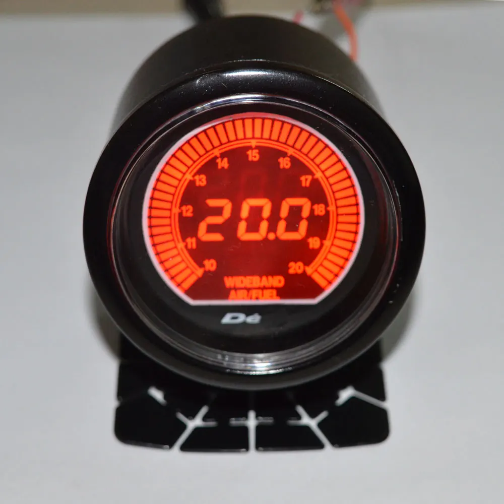 2,5 дюймовый ЖК-дисплей 2 цвета(красный и синий светильник) датчик соотношения воздуха/топлива для автомобиля Автомобильный измерительный прибор аксессуары для автомобиля Тахометр