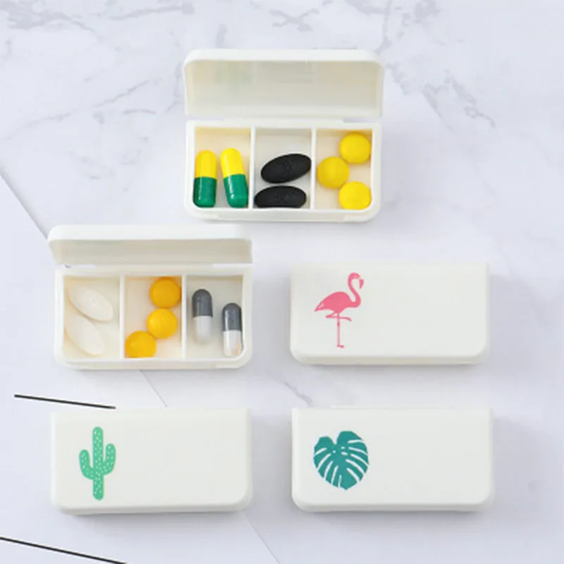 Buy Plastic Portable Compartment Small Pill Boxes