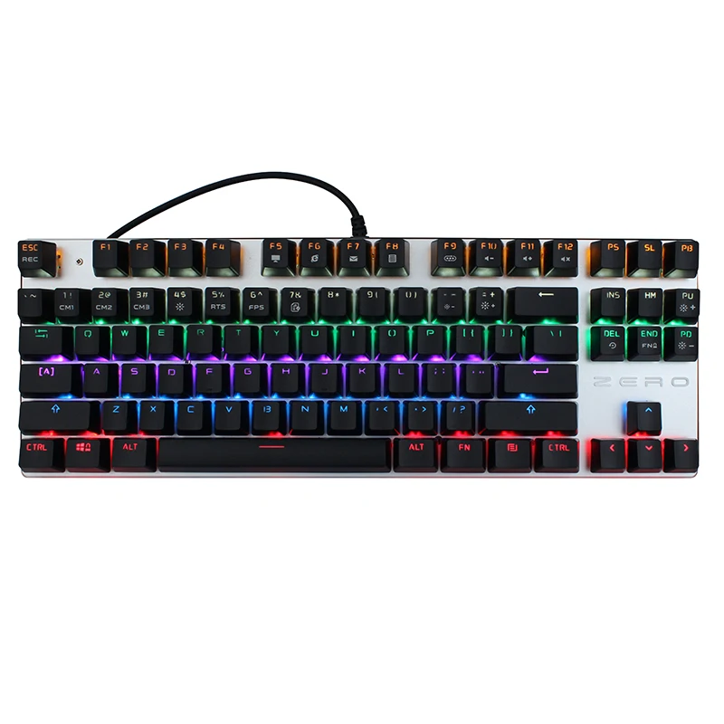 

Professional ASeeker Edition Game Mechanical Keyboard 87 keys Blue Switch Gaming Keyboards (10 light / No light)