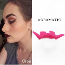 1 пара кошка подводка для глаз Шаблон трафарет модели профессиональный макияж стиль крыло котенок большой размер кошачий глаз крыло подводка для глаз марки