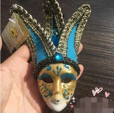 Горячая новейшая итальянская Венецианская маска ручной работы личный Европейский туристический памятный сувенир на холодильник с магнитными наклейками