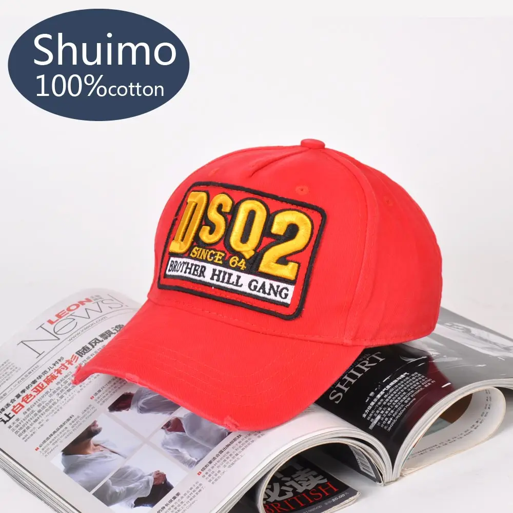 DSQICOND2 العلامة التجارية DSQ Casquette القبعات الصلبة نمط القبعات رسائل DSQ2 Casquette أبي قبّعة بيسبول هيب هوب Snapback قبعة ل رجل امرأة