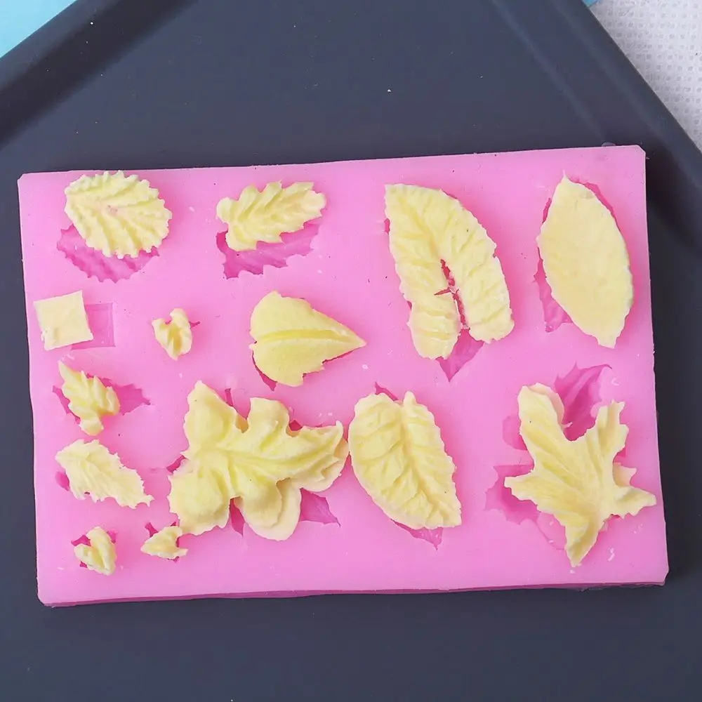 

1PCS Beautiful Leaves Shape Silicone Mold, For Fondant Cake Mold, Bakware Tools, Soap Mold ,Sugar Tool, Cake Decorating Tools