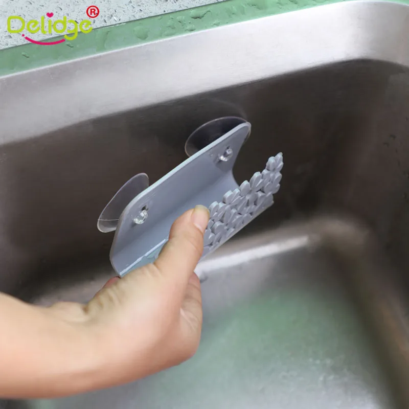 Delidge المطبخ الحمام تجفيف رف المرحاض بالوعة مصاصة الصابون كوب مناشف تجفيف الأطباق حامل استنزاف رف الحائط المنظم أجهزة تنقية الغاز