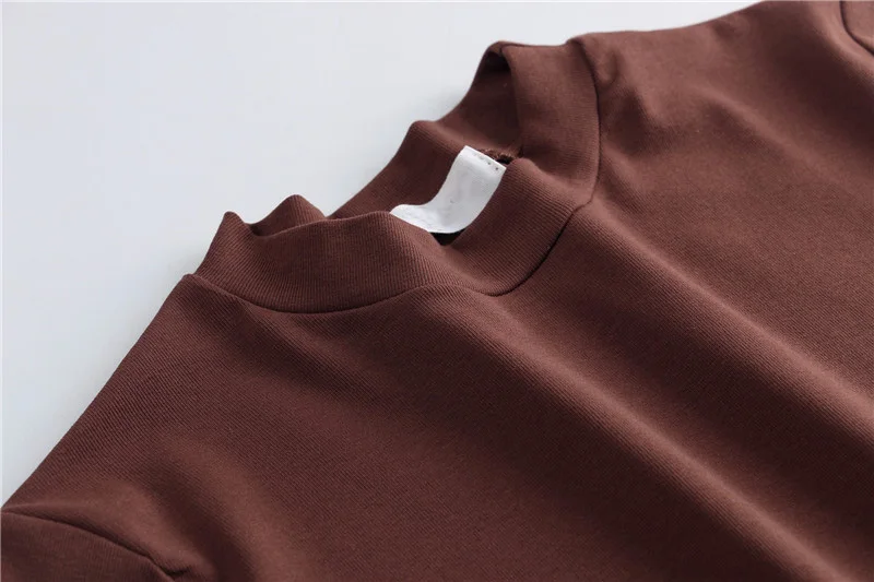 Kostlich Autumn Winter Long Sleeve Knitted Sweater Pullovers Women Basic Slim Sweaters Tops Ladies O-Neck 3 Colors Pullover (9)