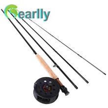 Высокое количество карбоновая форель Fly Удочка 2,7 м 4 секции Средний Быстрый Пластиковый Трубчатый удочка