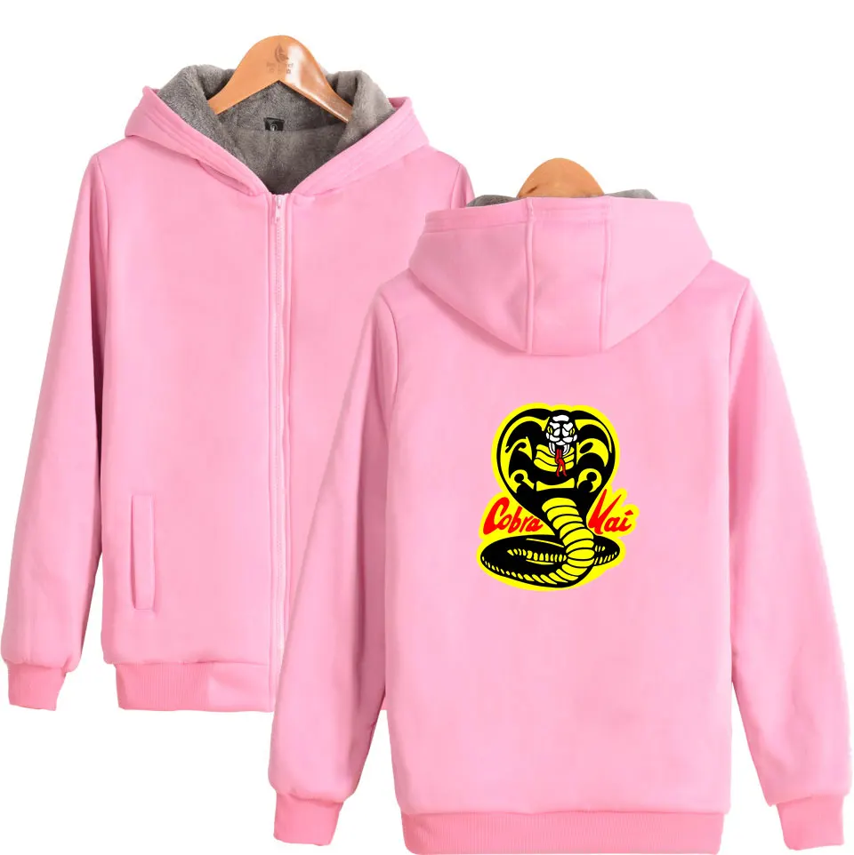 Cobra Kai толстовки толстые теплые мужские/мужские худи толстовки осенне-зимняя уличная мода крутая и модная одежда 4XL