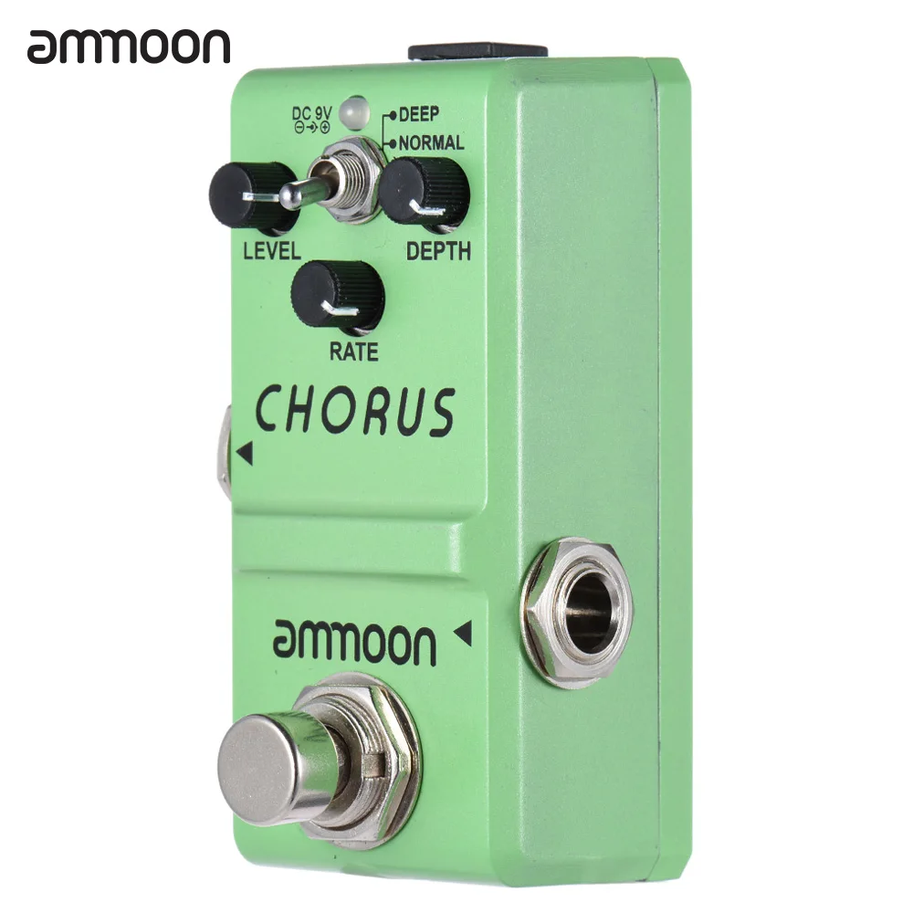 

ammoon AP-14 Analog Chorus Guitarra Effect Pedal Nano Series Guitar Effect Pedal True Bypass Aluminum Alloy Body