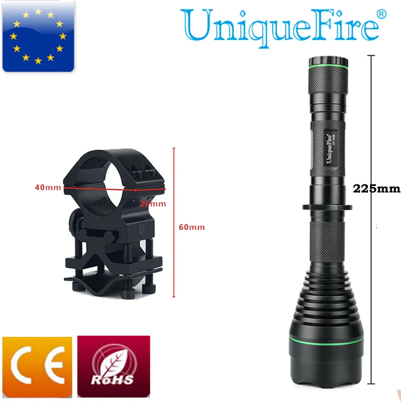 UniqueFire UF 1508 50 перезаряжаемый светодиодный фонарик IR 850nm инфракрасное ночное