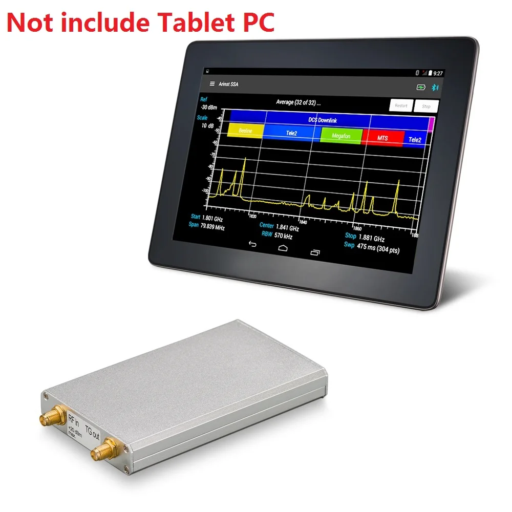 

RF Spectrum Analyzer Arinst Spectrum Explorer SSA TG LC with tracking generator (up to 3 GHz)