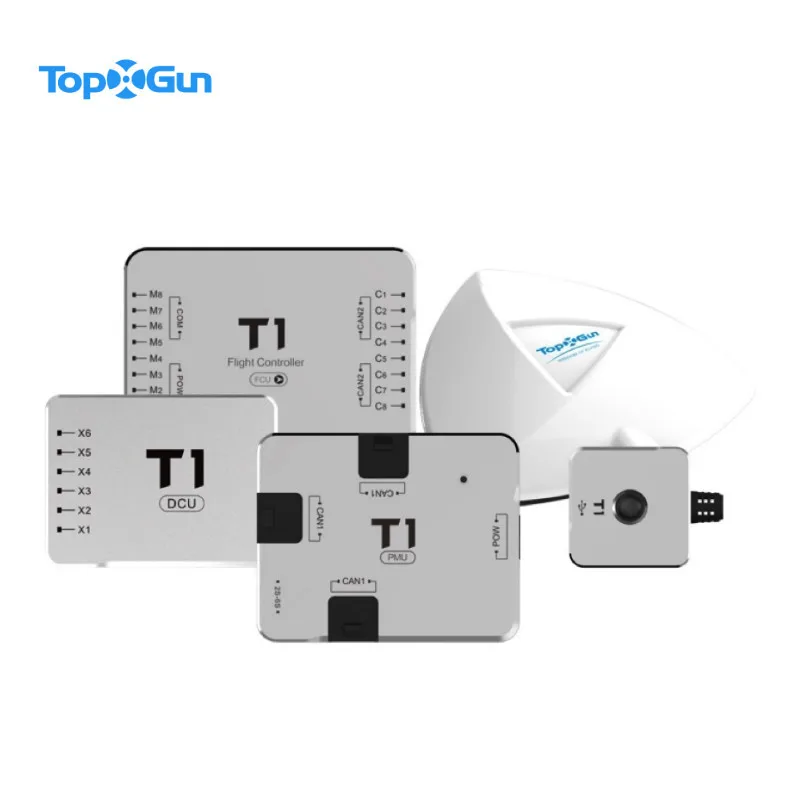 TopXGun T1-A Agricultural drone UAV flight controller with DCU Support Quadrotor Hexarotor Octarotor agriculture spraying GPS