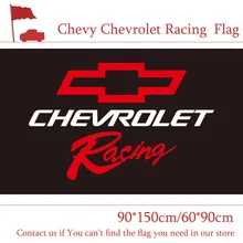 Chevy Chevrolet Racing Flag 3x5ft Custom Banner 90x150cm 60x90cm Sport Flag