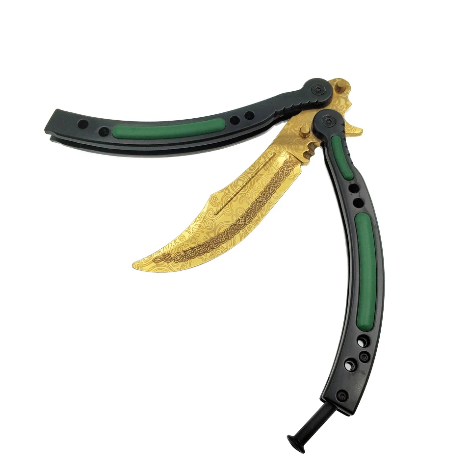 Swayboo CS GO Karambit складной набор ножей чехол бабочка в коробке для ножей допплеровский тренировочный нож без края ревой практический инструмент