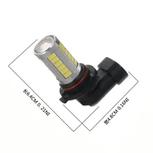Buy 2Pcs Car H8 H11 Led 9005 9006 T20 33SMD LED Fog Lamp Daytime Running Light Bulb Turning Parking Bulb DC12V Free Shipping