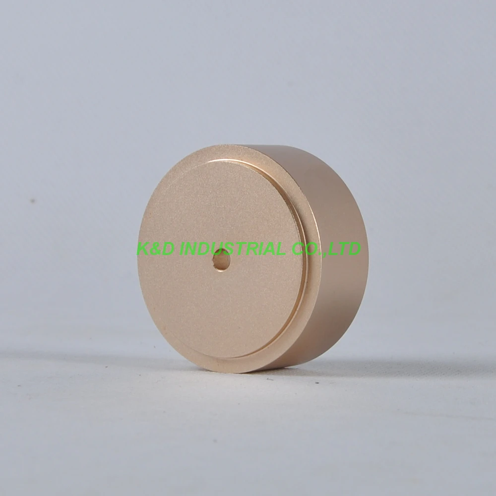 Jual 1 pc 49x22mm Emas aluminium kaki HIFI pad Chassis DIY Headphone Amplifier Tabung Speaker