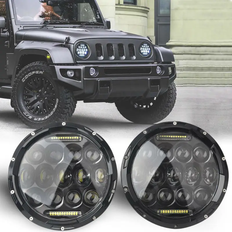 7inch round led headlight9800