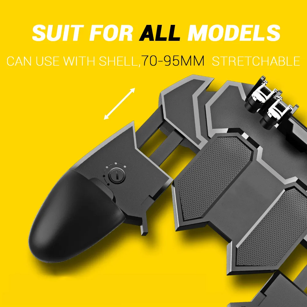  Free Fire Key Button Joystick Gamepad Six Finger All-in-One PUBG Mobile Game Controller L1 R1 PUBG 
