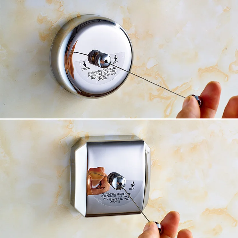 

2.8M/3.8M Telescopic Stainless String Invisible Clothesline Retractable Clothes Dryer Hanger Hanging Clothes Line 2019
