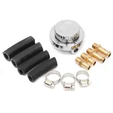 Регулируемый 1-5 PSI поток топлива Давление карбюратор Лечение Регулятор+ 8 мм 10 мм хвост