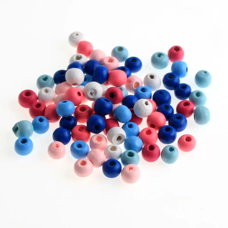 Деревянные бусины для детей 6/8/10 мм|spacer beads|wooden beadsbeads beads |