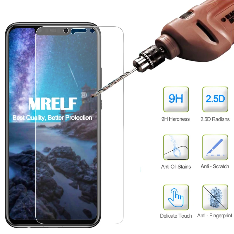 

MRELF Tempered Glass for Huawei Mate 20 Lite Screen Protector on 9H 2.5D Phone Protective Glass for Huawei Mate 20 Lite Glass