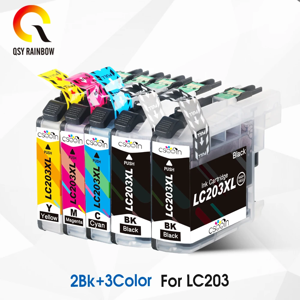 Совместимый сменный чернильный картридж LC203 для Brother LC203XL работает с MFC J480DW J680DW J485DW