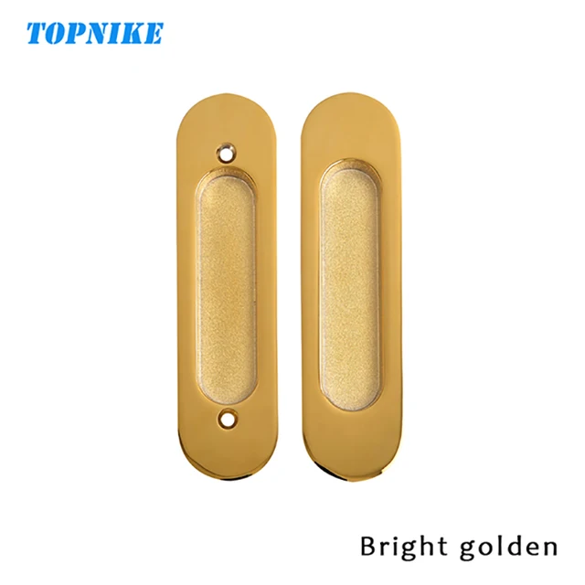 TOPNIKE Sliding door embedded handle zinc alloy bronze recessed handle