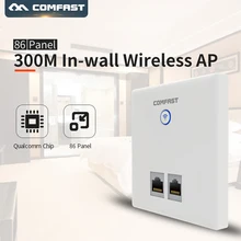 COMFAST CF-E535N 300 Мбит/с в-стены 2,4 ГГц беспроводной маршрутизатор AP для гостиничного номера и VLAN Доступа RJ45/RJ11 Беспроводной стены wi-fi точка доступа