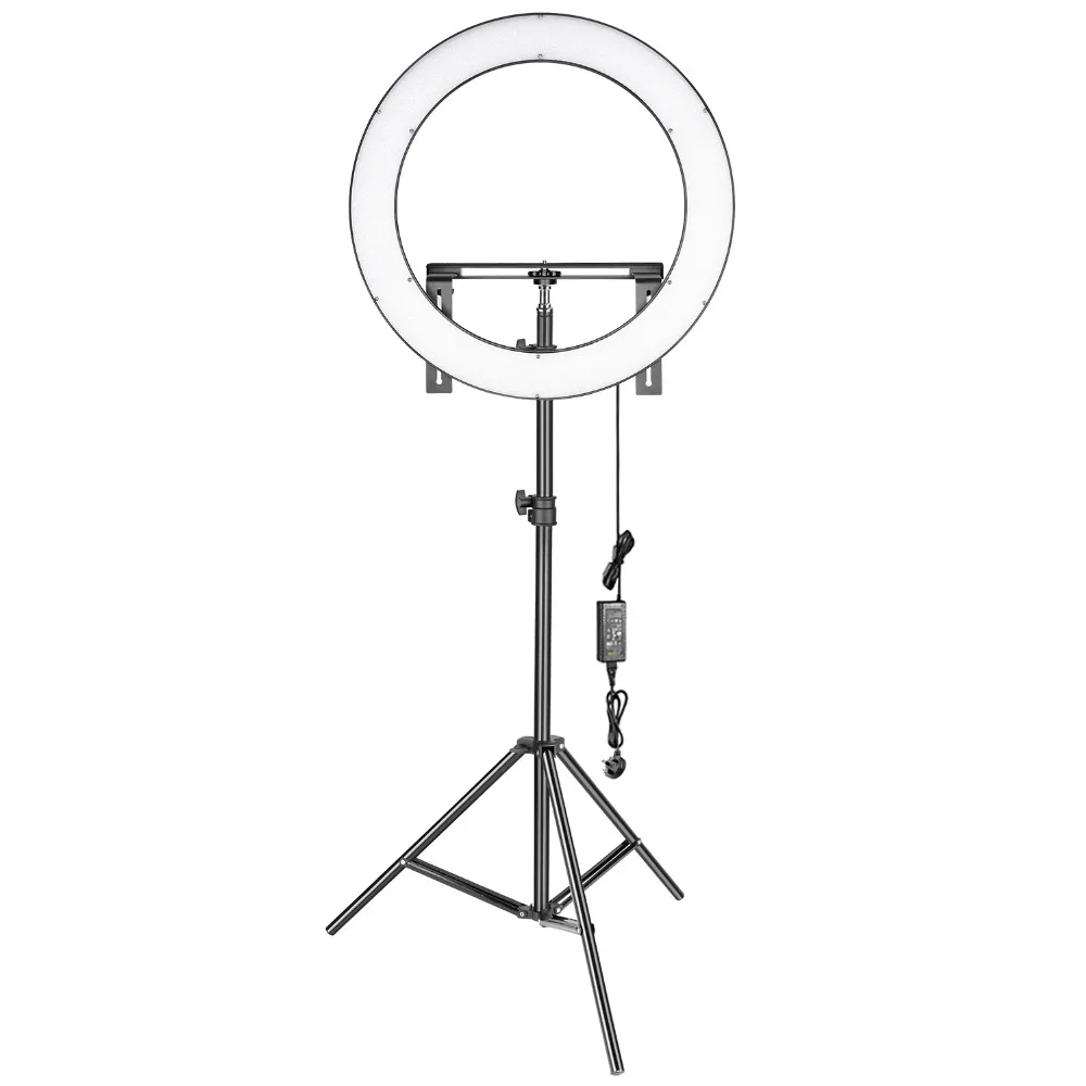 

Neewer Photo Studio LED Ring Light Lighting Kit-19-inch Outer 3200-5600K CRI 96+Dimmable Bi-color SMD LED Ring Light (UK)