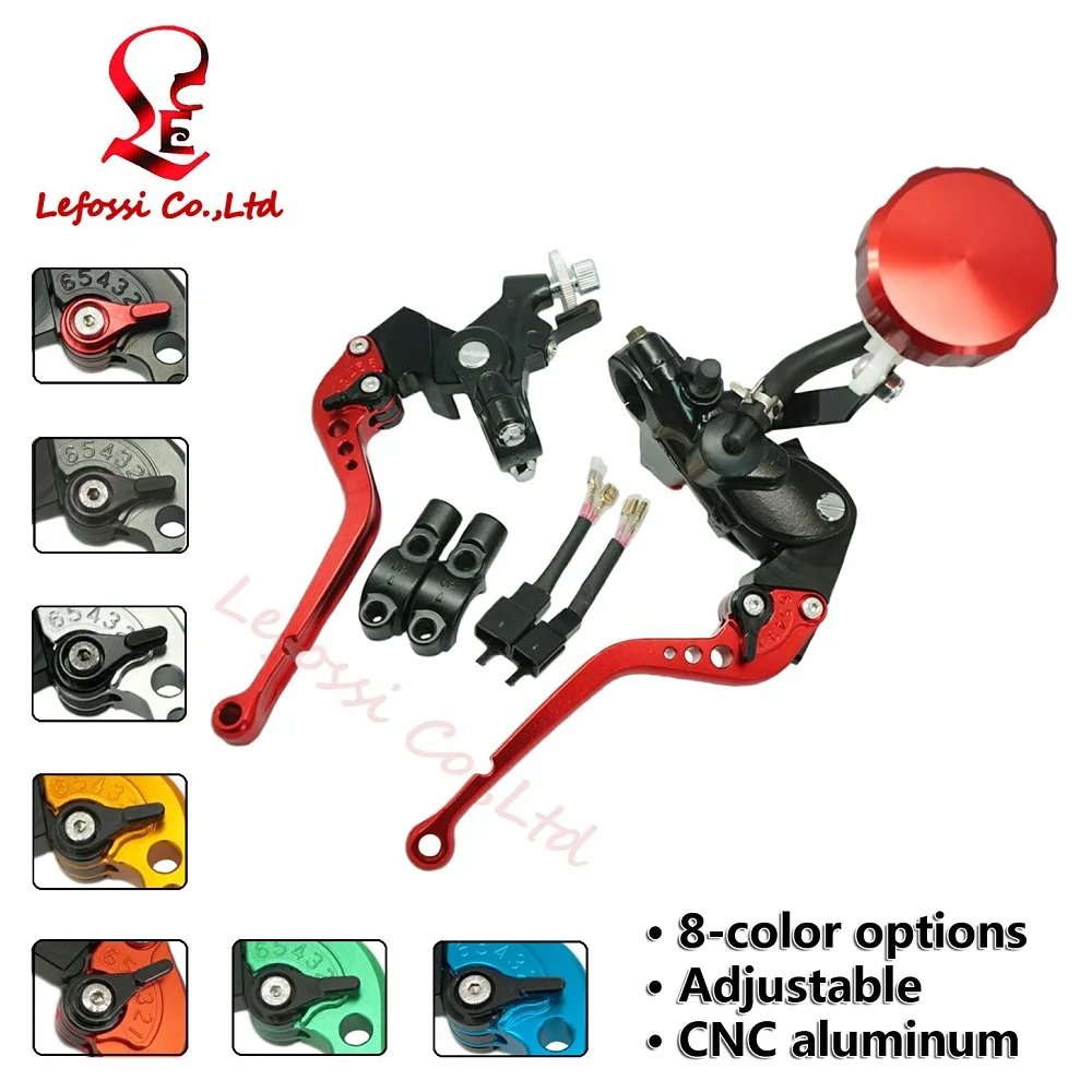 7/8" 22mm CNC Universal Motorcycle Bike Front Left Right Adjustable