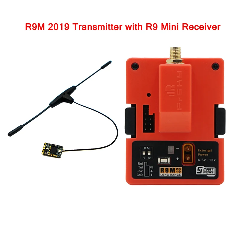 Frsky R9M/R9M 900MHz передатчик с большим диапазоном R9 MM мини-приемник для RC моделей части для вертолета аксессуары - Цвет: R9M 2019 and R9 Mini