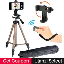 Ulanzi Smartphone Tripod for iPhone X DV Camera DSLR Tabletop Tripod w 360 degree phone tripod