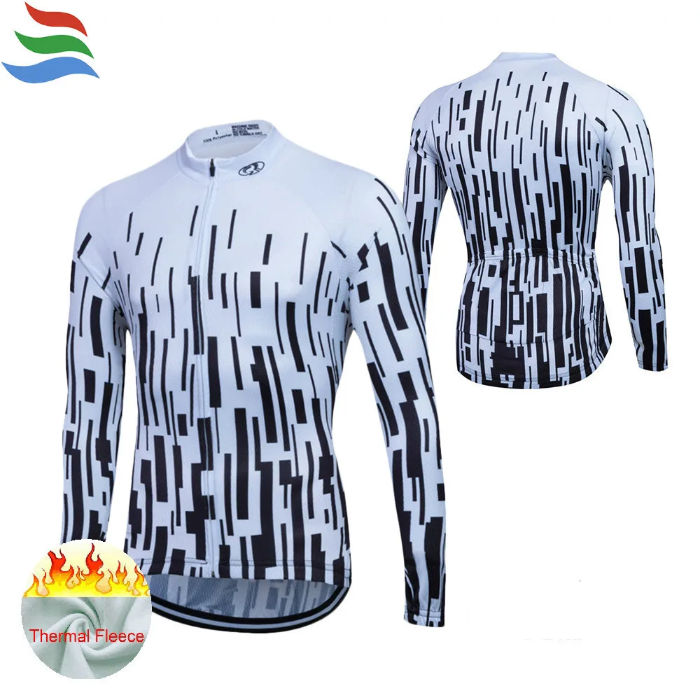 

Fastcute Winter 2016 Long Sleeve Thermal Fleece Cycling Jersey Men Clothing Bicycle Maillot Ciclismo Bike Clothes #282