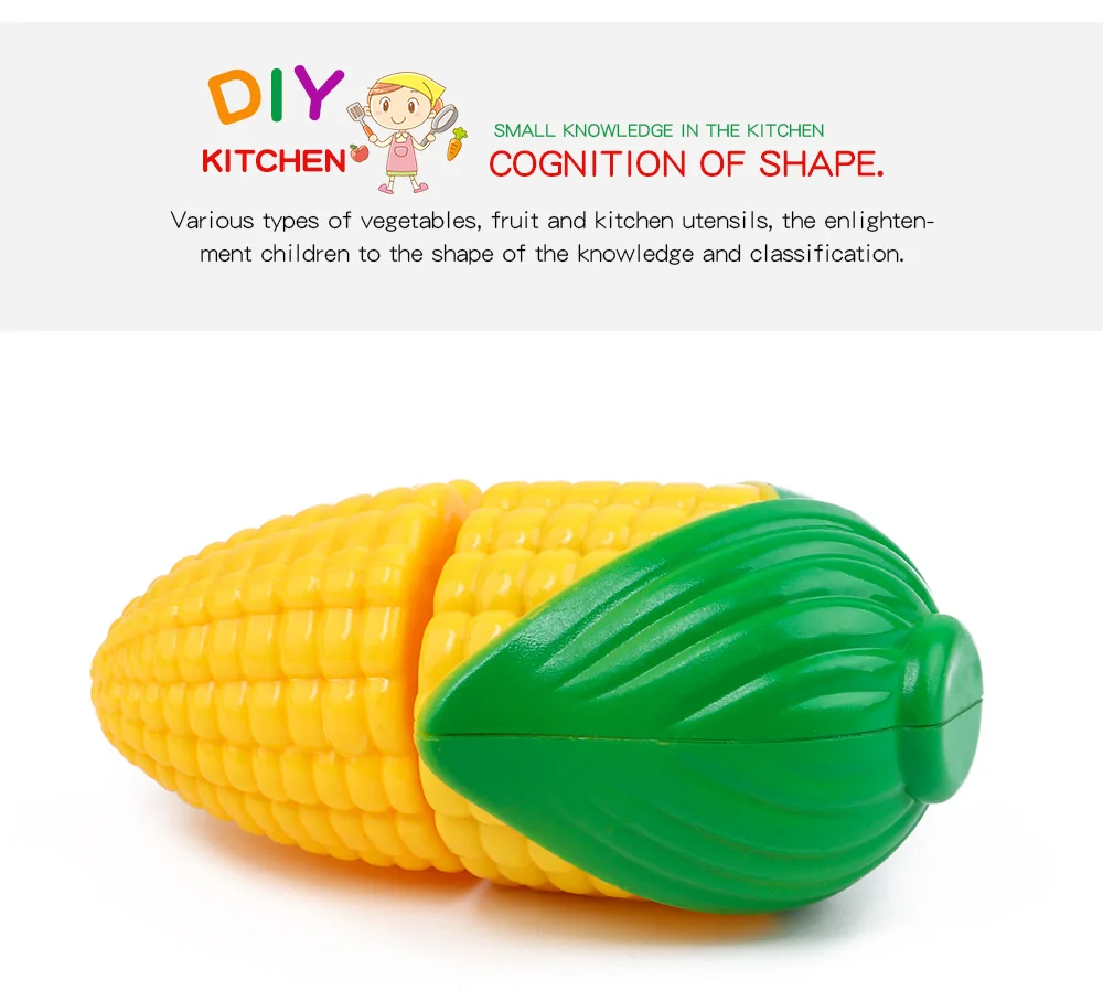 Игрушки для детская кухня Еда фрукты овощи для резки Дети Притворяться, играть в развивающие игрушки безопасности Детская кухня наборы