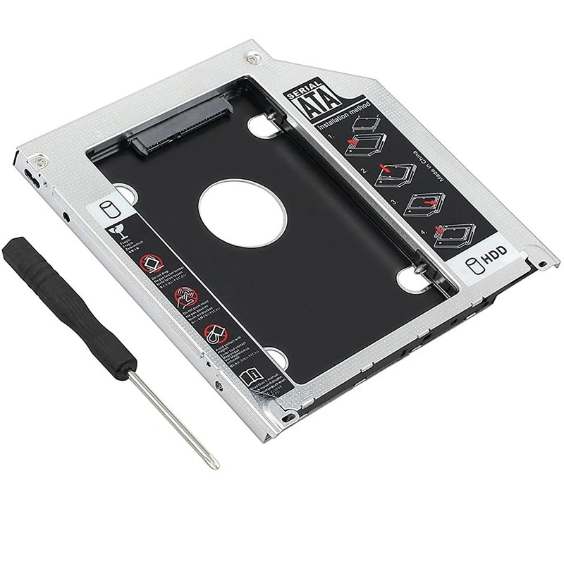 2-й второй SATA HDD SSD жесткий диск Unibody Caddy для MacBook Pro 1" 15" 1" 2009 2010 2011 2012