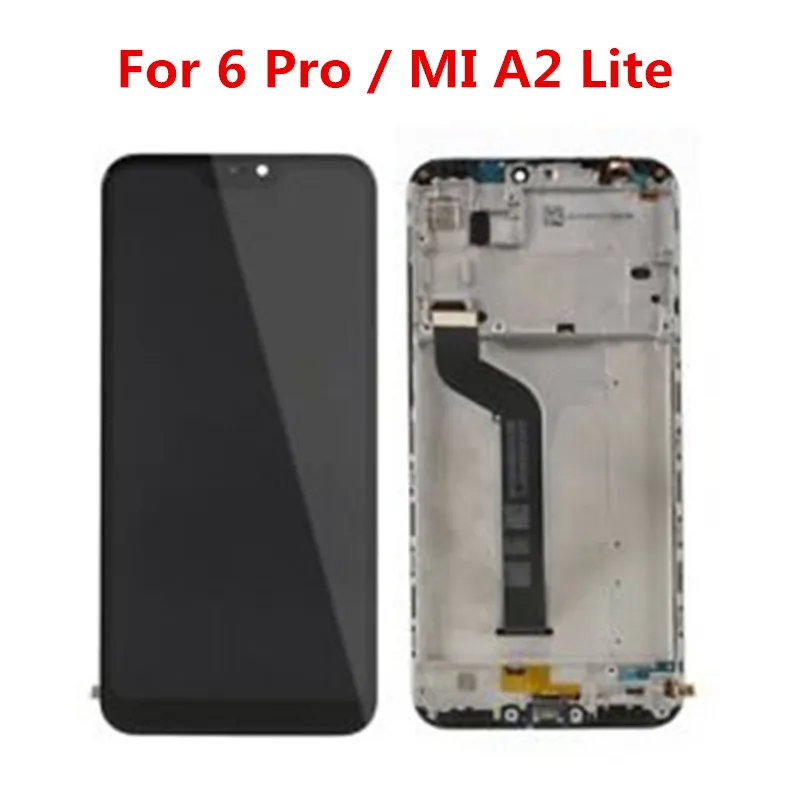 5 8 дюймовый ЖК-дисплей + рамка для Xiaomi mi A2 Lite сенсорный экран дигитайзер сборка Xiao