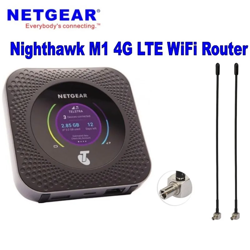 Мобильный роутер netgear M1 pocket Wi Fi 4g lte 150 Мбит/с 2 антенны 2g TS9|adapter ide|dongle wirelessdongle english |