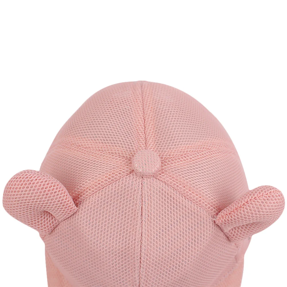 Bear Mesh Baby Infant Sun Baseball Hat Toddler Kids Boys Girls Summer Cool Caps Adjustable Size Cotton Absorbent Tape 2019 New Style (10)