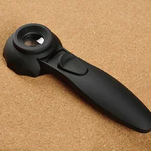 Переносной 30X ручка лупы Стекло объектив с 6 шт. светодиодный лампы освещения под старину jade ювелирных оценки увеличительное Стекло невидно