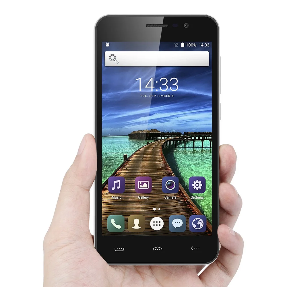 Clearance Homtom HT16 5.0 inch Smartphone MT6580 Quad Core Android 6.0 1GB RAM 8GB ROM 3000mAh 8MP 3G WCDMA Mobile Phone