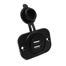 Willtoo 12 В Dual USB автомобильный прикуриватель 12 В зарядное устройство розетка автомобильный адаптер для iPhone samsung планшет быстрое зарядное устройство