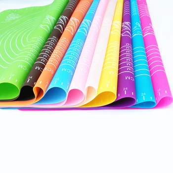 

Pastry Mat with Measurements Extra Large Thick Silicone Baking Mat with Measurements Non Stick Non Slip Pastry Rolling Mat