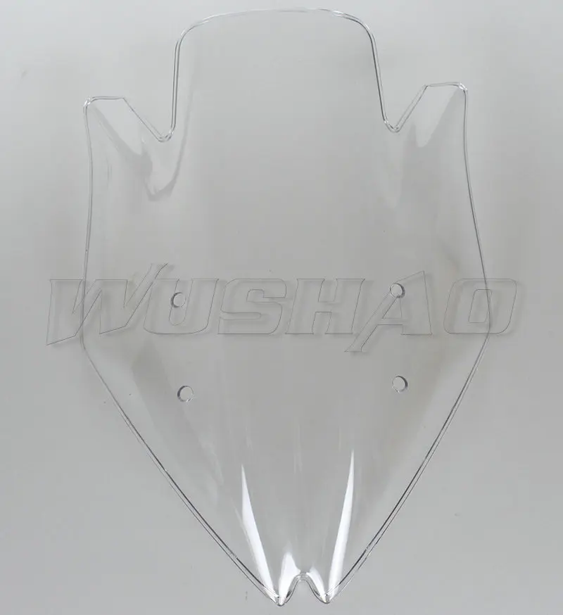 Clear Мотоцикл двойной пузырь лобовое стекло ветер экран для 2007 2008 2009 Kawasaki Z1000 Z 1000 черный Иридиевый прозрачный - Цвет: Clear