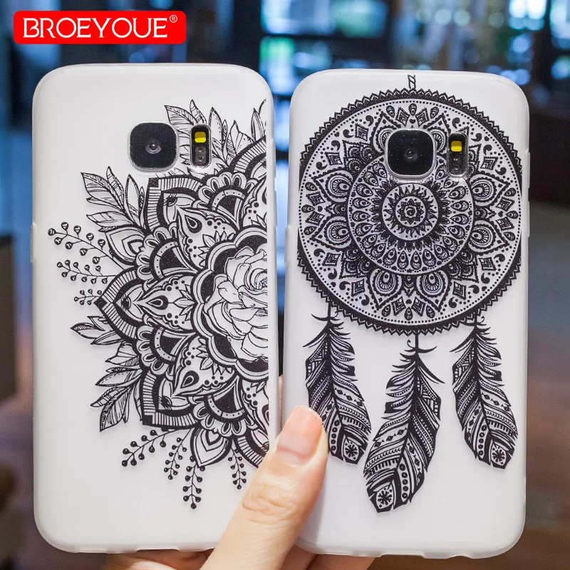 

BROEYOUE Case For Samsung Galaxy S7 Edge S8 S9 Plus J3 J5 J7 2017 Pro Soft TPU Back Cover For Samsung Galaxy A3 A5 A7 2016 2017