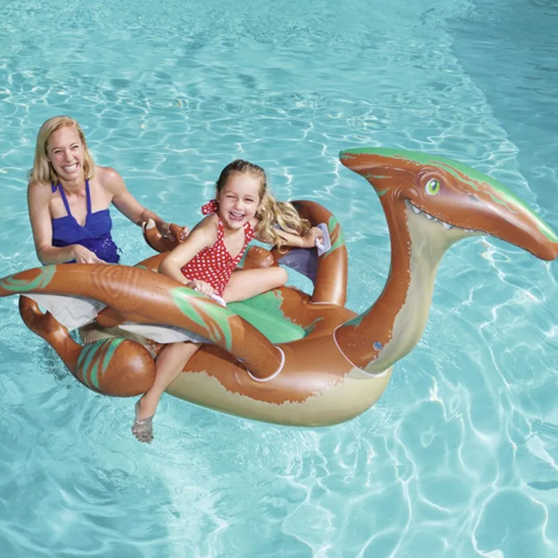

Giant Domineering Dinosaur Swimming Ring Inflatable Pterosaur Mounts Swim Ring Float Swimming Pool Toys C97