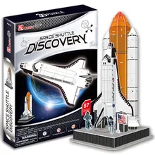Космический Шаттл модель обнаружения 3D трехмерная головоломка DIY Детские Развивающие головоломки игрушки для подарка