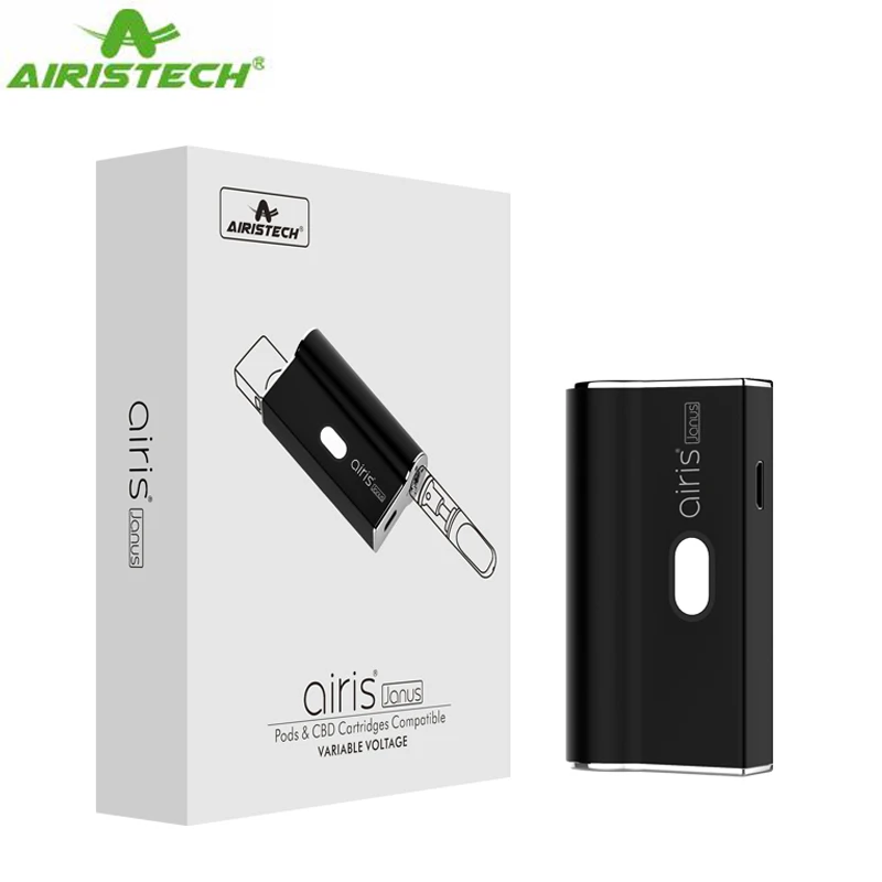Система испарителя Airistech Airis Janus 2 в 1 электронная сигарета 650 мАч аккумулятор для Nic