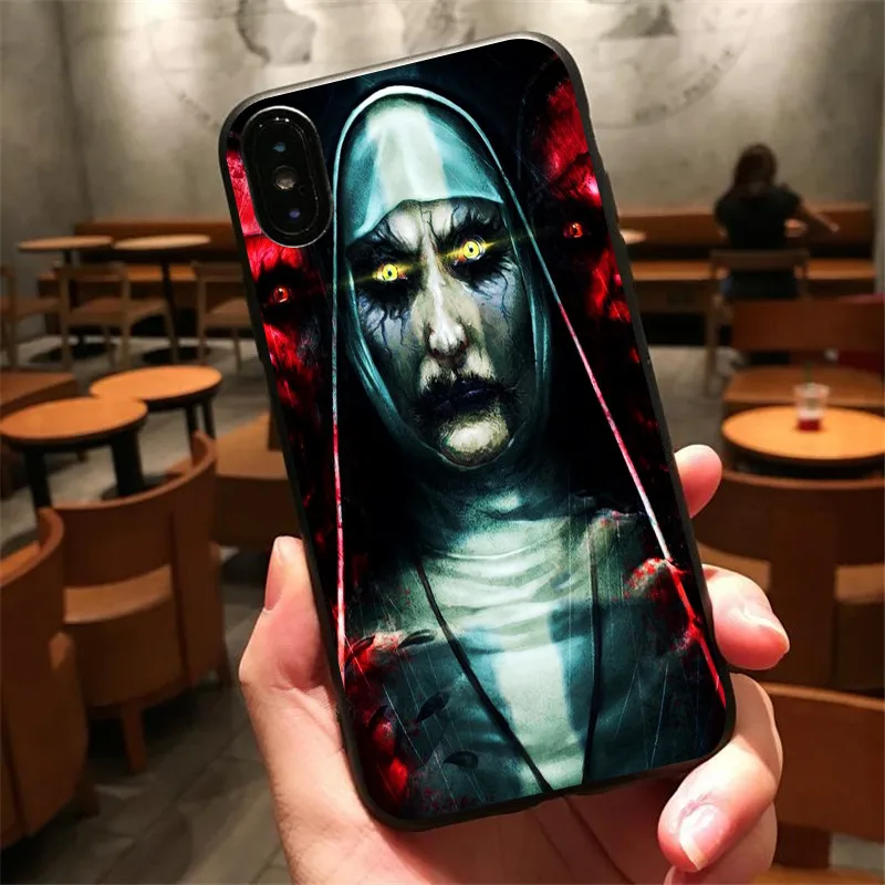 Мягкий чехол для телефона из фильма монашка валак iPhone 6 7 8 plus X 5 samsung Galaxy 9 edge