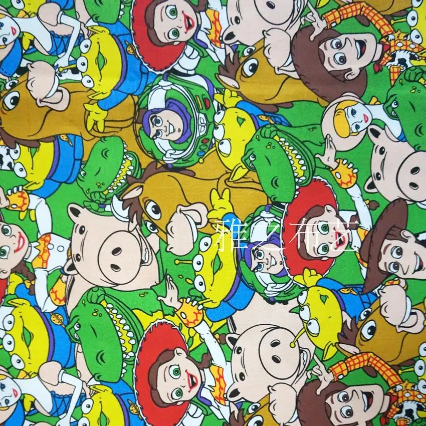 漫画トイストーリーかわいいdiy手作りパッチワークキャンバス生地 漫画トイストーリーかわいいdiy手作りパッチワークキャンバス生地
